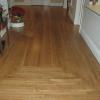 Same hall from previous picture sanded and refinished