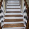 Stairs installed, sanded and finished.